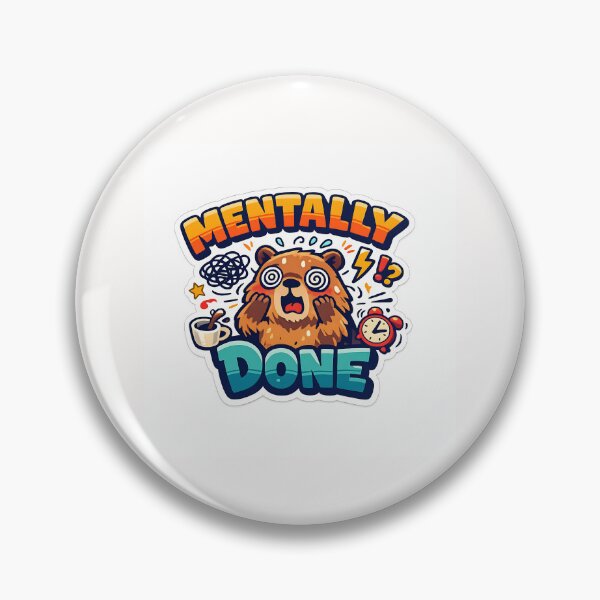Item preview, Mentally Done Screaming Capybara Burnout Sticker designed and sold by yanejoy.