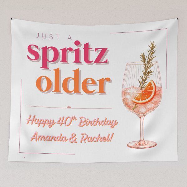 Item preview, 40th Birthday Tapestry 1 designed and sold by taylorvinyls.