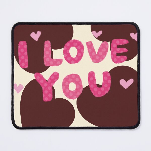 Item preview, I Love You Cute Heart Pattern designed and sold by NNCollection.