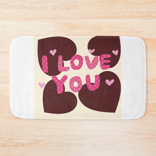 Item preview, I Love You Cute Heart Pattern designed and sold by NNCollection.