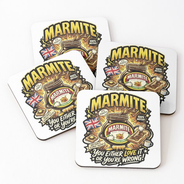 Item preview, Marmite Yeast Extract - Britain's Iconic "Love It Or Hate It" Taste - Vintage Style Illustration designed and sold by LOVEARTDESIGN.