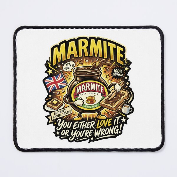 Item preview, Marmite Yeast Extract - Britain's Iconic "Love It Or Hate It" Taste - Vintage Style Illustration designed and sold by LOVEARTDESIGN.