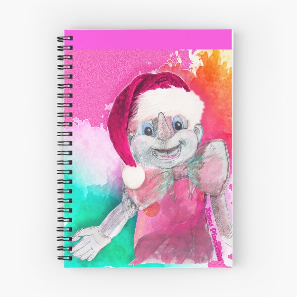 Item preview,  “My Xmas Pinocchio” (Original Watercolors by ACCI) designed and sold by VanyssaGraphics.