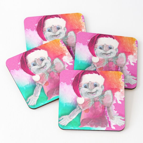 Item preview,  “My Xmas Pinocchio” (Original Watercolors by ACCI) designed and sold by VanyssaGraphics.