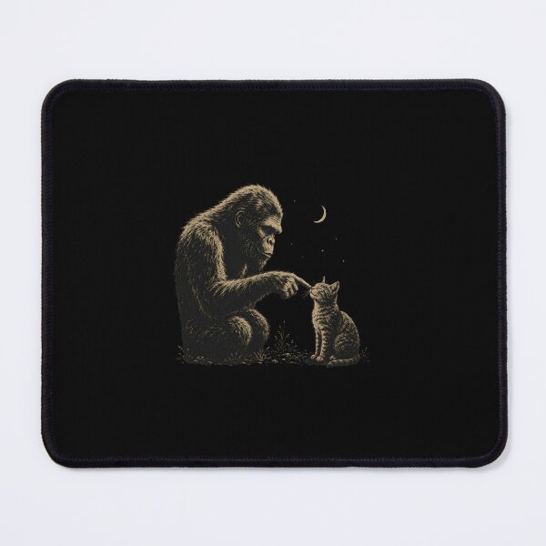 Item preview, Moonlit Gorilla and Curious Cat designed and sold by Souck12.