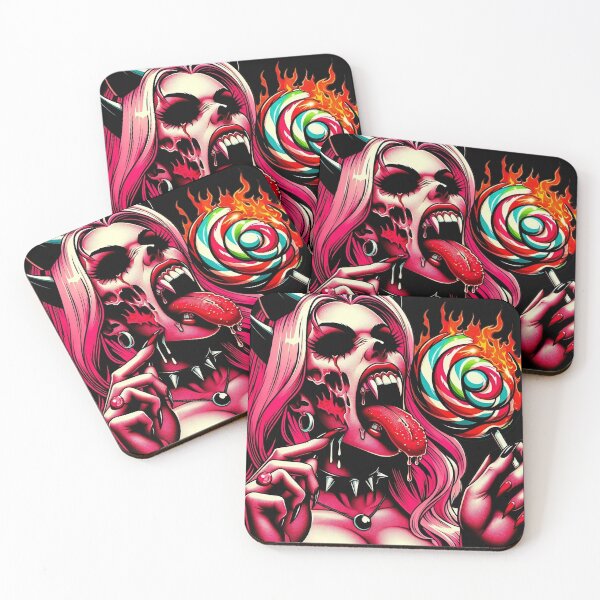 Item preview, Burning Demon Licking Candy Pop designed and sold by Voodoo Store Paranormal Collections.