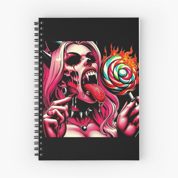 Item preview, Burning Demon Licking Candy Pop designed and sold by Voodoo Store Paranormal Collections.