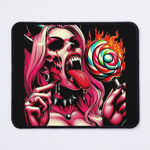 Item preview, Burning Demon Licking Candy Pop designed and sold by Voodoo Store Paranormal Collections.