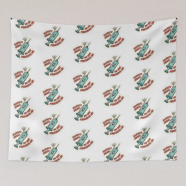 Item preview, Safety First Do Not Perceive Me Funny Nurse Sticker designed and sold by yanejoy.