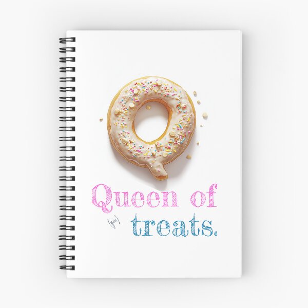 Item preview, Donut Alphabet Letter Q - Queen of Treats - Fun Food Typography designed and sold by sabantha.