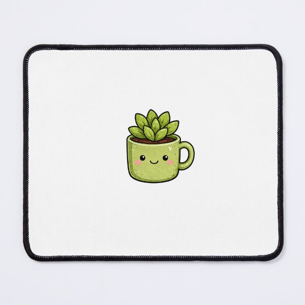 Item preview, Cute Succulent Coffee Mug Sticker | Kawaii Plant Cup designed and sold by Ricomin.