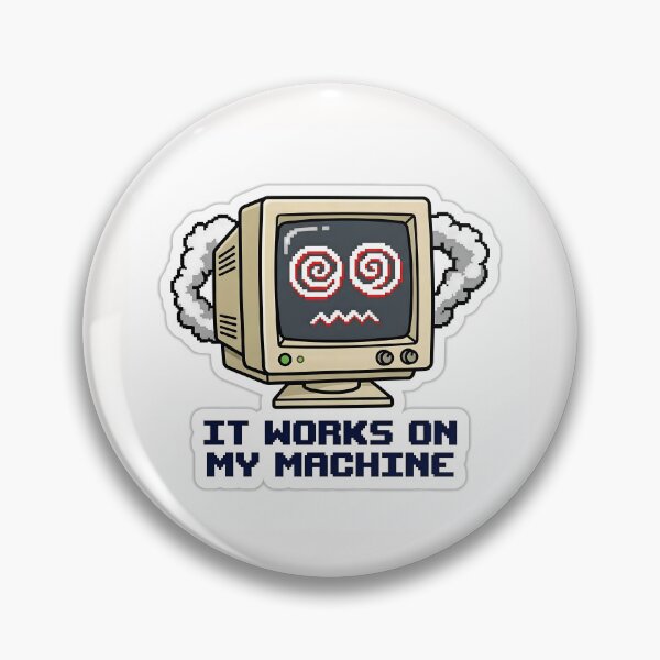 Item preview, It Works On My Machine Funny Programmer Burnout designed and sold by yanejoy.