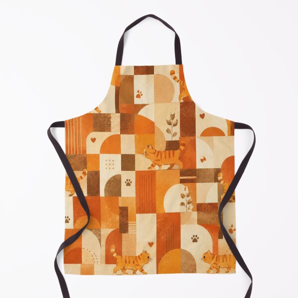Item preview, Gingerboi Walking Geometric Pattern Warm Autumn Colors designed and sold by Mindworx21.