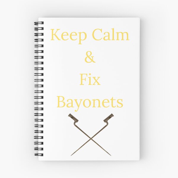 Item preview, Keep Calm and Fix Bayonets 2 designed and sold by HistoryGeekShop.