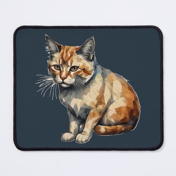 Item preview, Geometric Calico - Modern Pet Art designed and sold by Tklezardesigns.