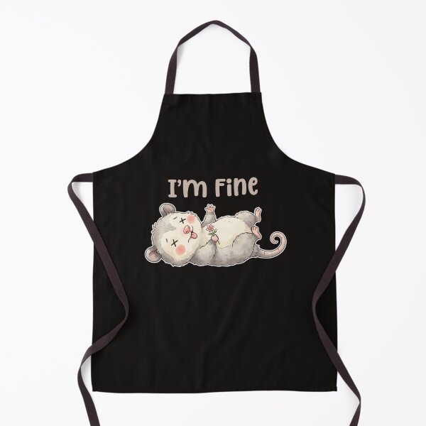 Item preview, I’m Fine Funny Possum Cartoon Humor designed and sold by stylishdzign.