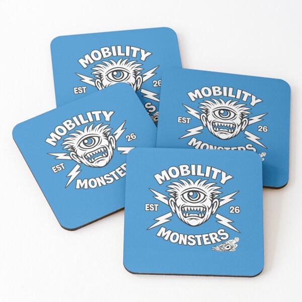 Item preview, Mobility Monsters punk rock cyclops designed and sold by mobilitymonster.