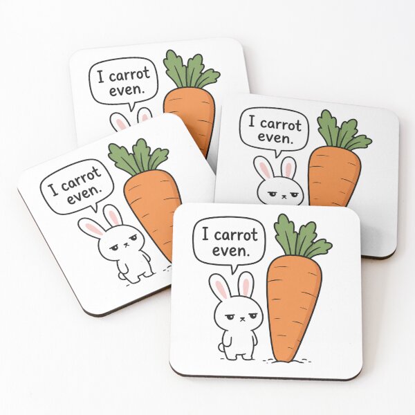 Item preview, I Carrot Even Funny Bunny designed and sold by HeartwingStudio.