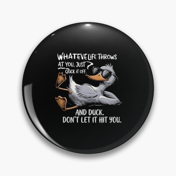 Item preview, Duck It Off Funny Motivational Duck designed and sold by Souck12.