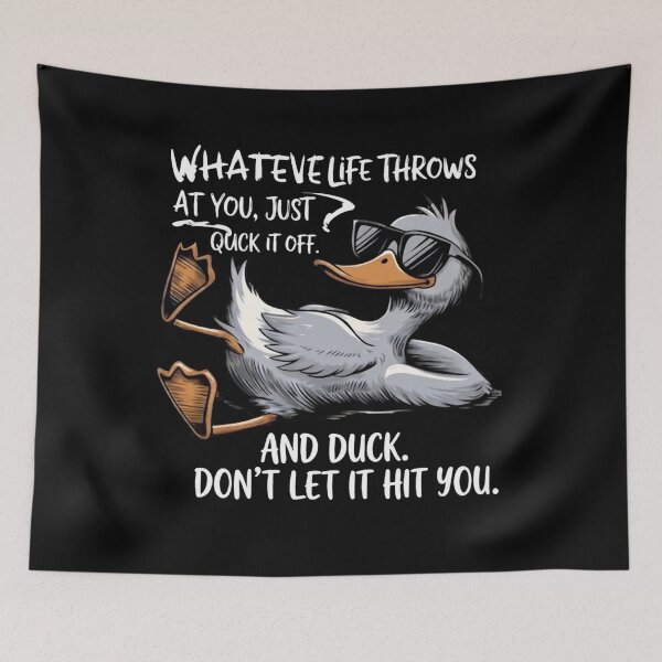 Item preview, Duck It Off Funny Motivational Duck designed and sold by Souck12.