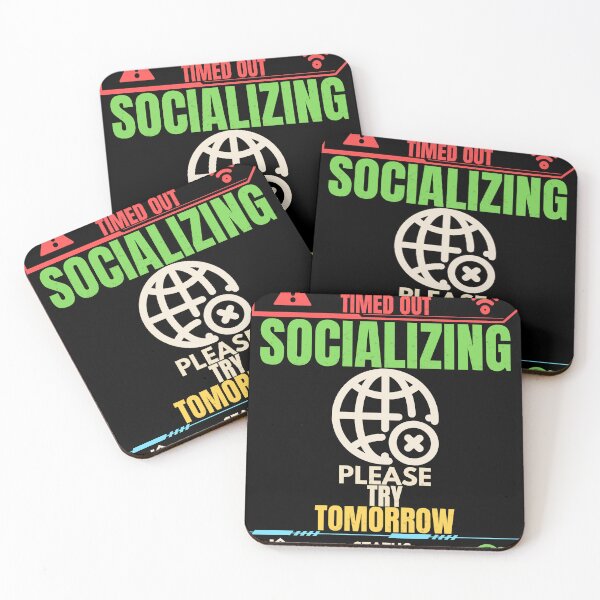 Item preview, Connection Timed Out Socializing Funny Introvert T-Shirt designed and sold by Uvclick.