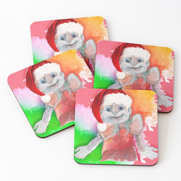 Item preview,  “My Xmas Pinocchio” (Original Watercolors by ACCI) designed and sold by VanyssaGraphics.