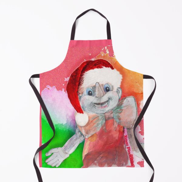 Item preview,  “My Xmas Pinocchio” (Original Watercolors by ACCI) designed and sold by VanyssaGraphics.