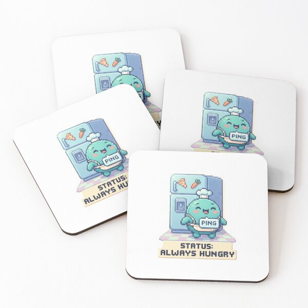 Item preview, Status Always Hungry Food Sticker designed and sold by Imaginarium of Chaos falcon88 .