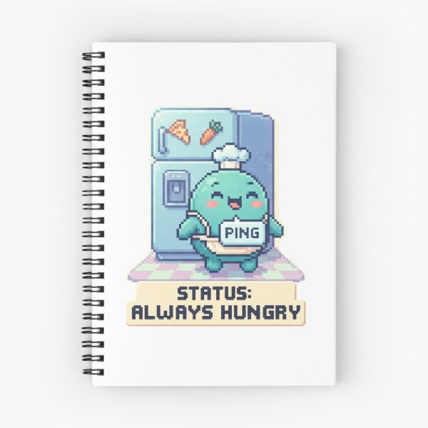 Item preview, Status Always Hungry Food Sticker designed and sold by Imaginarium of Chaos falcon88 .