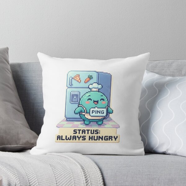 Item preview, Status Always Hungry Food Sticker designed and sold by Imaginarium of Chaos falcon88 .