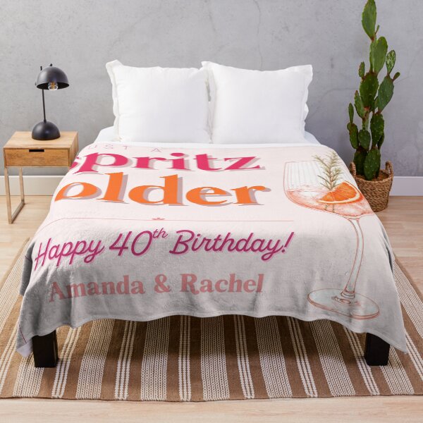 Item preview, 40th Birthday Tapestry 3 - just a spritz older designed and sold by taylorvinyls.