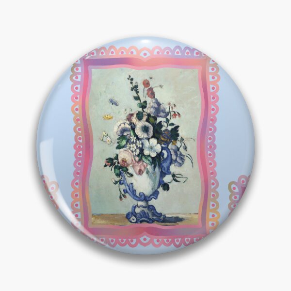 Item preview, Framed Cute Vintage Art Floral Paintings designed and sold by elenabdesigns.