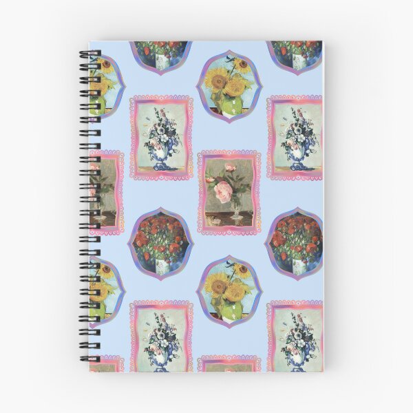 Item preview, Framed Cute Vintage Art Floral Paintings designed and sold by elenabdesigns.
