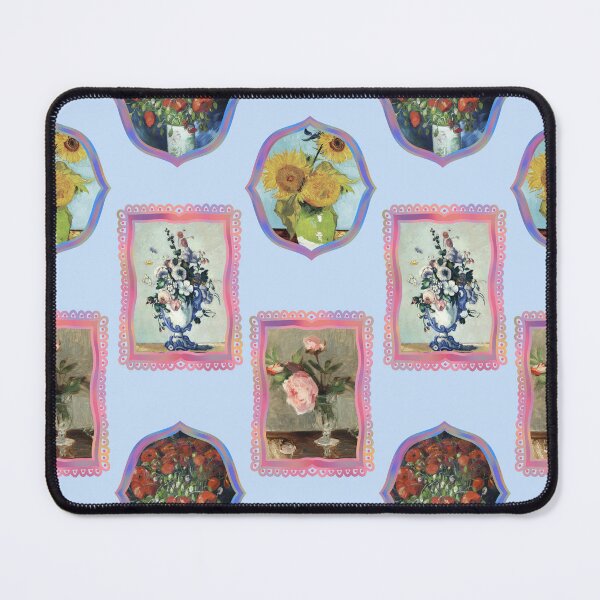 Item preview, Framed Cute Vintage Art Floral Paintings designed and sold by elenabdesigns.