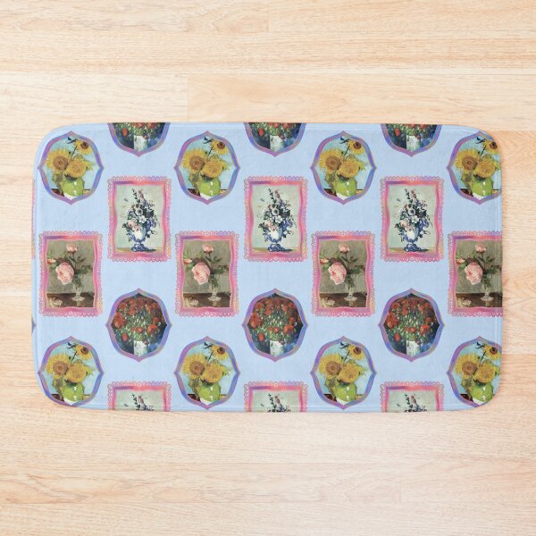 Item preview, Framed Cute Vintage Art Floral Paintings designed and sold by elenabdesigns.