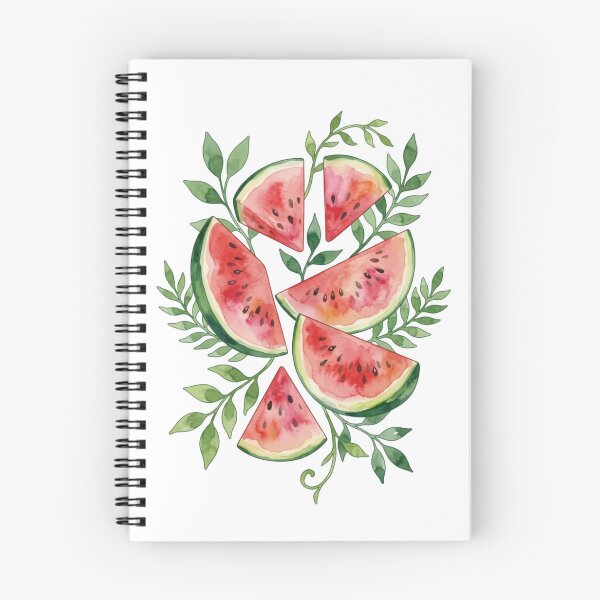 Item preview, Vintage Watermelon Watercolor Summer Fruit Illustration designed and sold by Emerald Deep.