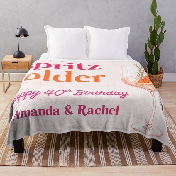 Item preview, 40th Birthday Tapestry 4 - just a spritz older designed and sold by taylorvinyls.