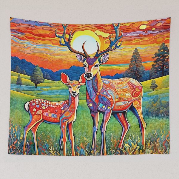 Item preview, Father and child in meadow designed and sold by George Hutton Hunter.