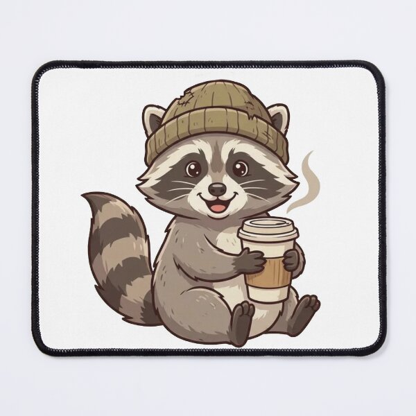 Item preview, Living My Best Garbage Life Funny Raccoon Coffee Vintage T-Shirt Design designed and sold by Evv_u.