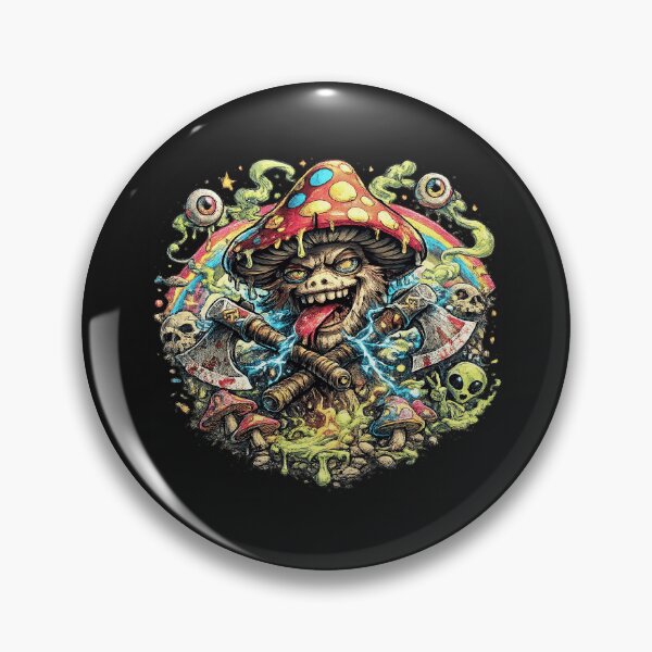 Item preview, Psychedelic Mushroom Maniac designed and sold by JuanitaWolfi.