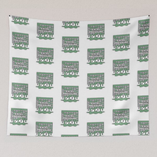 Item preview, Excel Spreadsheet Burnout Funny Data Analyst Sticker designed and sold by yanejoy.