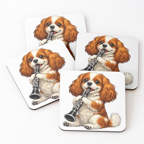 Item preview, Clarinet playing Blenheim Cavalier designed and sold by SpottyRainbow.