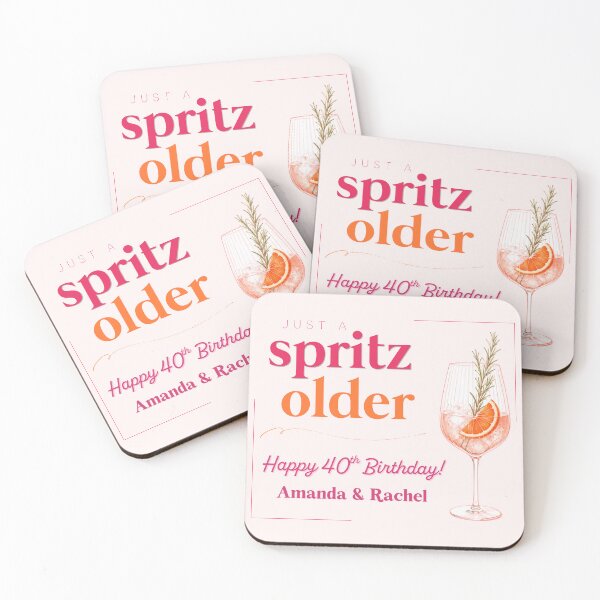 Item preview, 40th Birthday Tapestry 5 - just a spritz older designed and sold by taylorvinyls.
