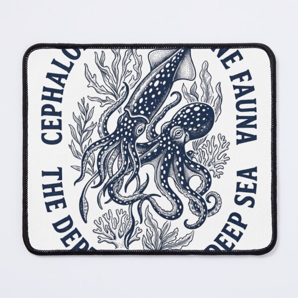 Item preview, Vintage Cephalopoda Marine Fauna Octopus Illustration designed and sold by Emerald Deep.