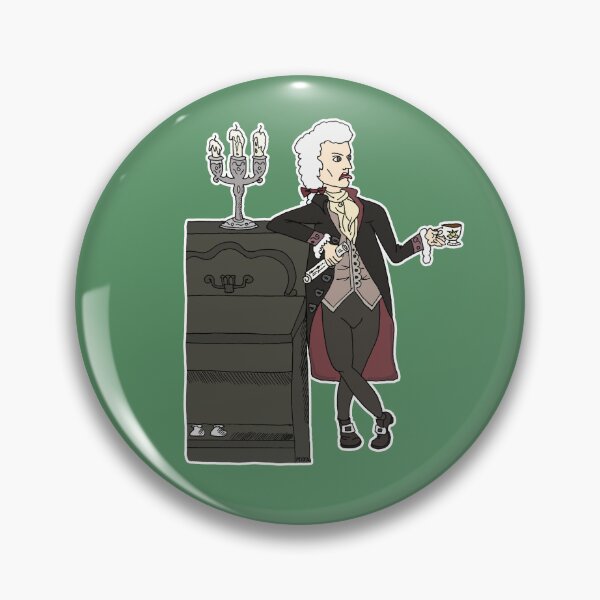 Item preview, Funny Mozart Classical Music Pun | Cute Annoyed Composer Piano Sticker designed and sold by MyxaART.