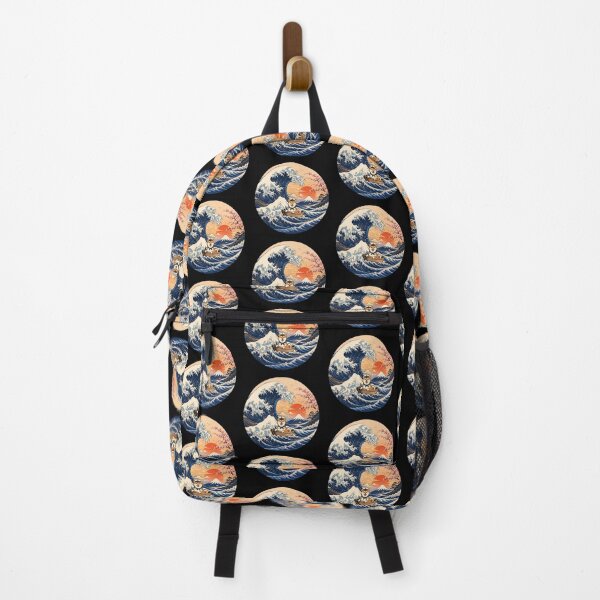 Item preview, Funny Shiba Inu Captain Japanese Kanagawa Wave Japan Boat Mom Dad Kids designed and sold by FurryHavenPH.