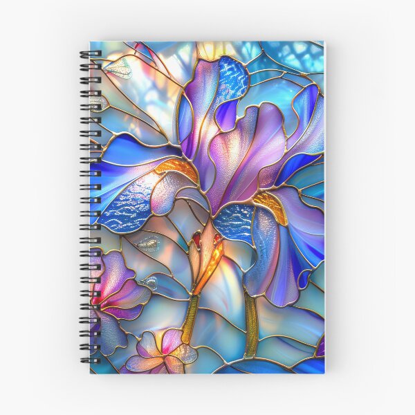 Item preview, Iris Stained Glass Floral Design  designed and sold by MargaretWiktor.