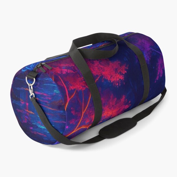 Item preview, Neon Enchanted Forest Path - Psychedelic Mushroom Nature Art designed and sold by Nexus Space.