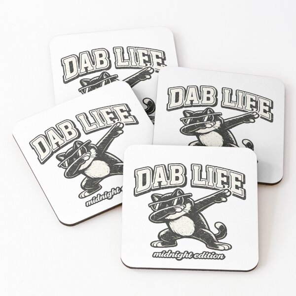 Item preview, Dab Life Cat Funny Retro Cartoon Shirt Midnight Edition Tee Cat Lover Gift Vintage Meme designed and sold by Moonveil_Studio.