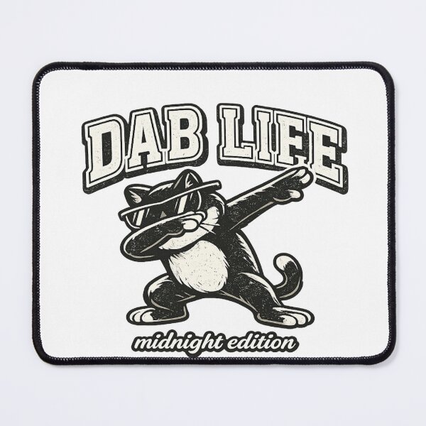 Item preview, Dab Life Cat Funny Retro Cartoon Shirt Midnight Edition Tee Cat Lover Gift Vintage Meme designed and sold by Moonveil_Studio.